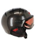 Miniatura Kask, Elite pro, Casco sci con visiera, nero carbonio