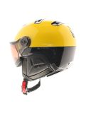 Miniatura Kask, Montecarlo photochromic, caschetto con visiera, OTG, giallo/rosso/nero