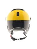 Miniatura Kask, Montecarlo photochromic, caschetto con visiera, OTG, giallo/rosso/nero