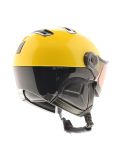 Miniatura Kask, Montecarlo photochromic, caschetto con visiera, OTG, giallo/rosso/nero