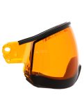 Miniatura Kask, Piuma Visor, visiera sci a doppia lente, arancio