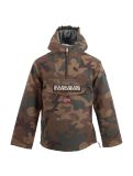 Miniatura Napapijri, Rainforest anorak, giacca invernale, bambino, camouflage verde