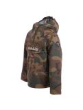 Miniatura Napapijri, Rainforest anorak, giacca invernale, bambino, camouflage verde