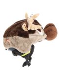 Miniatura Hoxyheads, Hoxyheads copri-casco unisex Moose marrone 