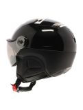 Miniatura Kask, Piuma-R Chrome Visor caschetto con visiera unisex Black/Silver nero, Zilver 