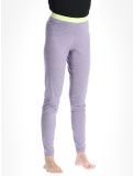 Miniatura Odlo, Natural Performance PW 150 pantaloni termici donna Gray Ridge Melange - Shadow Lime grigio, verde 