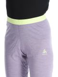 Miniatura Odlo, Natural Performance PW 150 pantaloni termici donna Gray Ridge Melange - Shadow Lime grigio, verde 