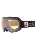 Miniatura Cairn, Focus Otg mascherina da sci unisex Mat Black Silver Mirror nero, Zilver 