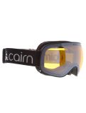 Miniatura Cairn, Focus Otg mascherina da sci unisex Mat Black Silver Mirror nero, Zilver 