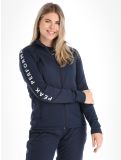 Miniatura Peak Performance, W Rider Mid Zip gilet donna Blue Shadow-Blue Shadow blu 