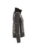 Miniatura Sportalm, giacca fleece Delusion, donna, nero/bianco