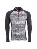 Miniatura Superdry, maglione da sci, uomo, carbon space dye grigio