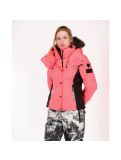 Miniatura Superdry, Snow Puffer, giacca sci, donna, corallo/nero