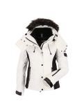 Miniatura Superdry, Snow Puffer, giacca sci, donna, bianco