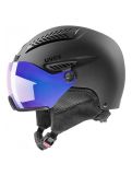 Miniatura Uvex, Hlmt 600 visor V, casco con visiera, nero