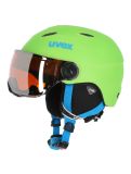 Miniatura Uvex, Junior visor pro, caschetto con visiera, bambino, apple mat verde