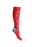 Miniatura Deluni, Joyride calzini da sci unisex Socks On Socks Red rosso 