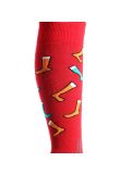 Miniatura Deluni, Joyride calzini da sci unisex Socks On Socks Red rosso 