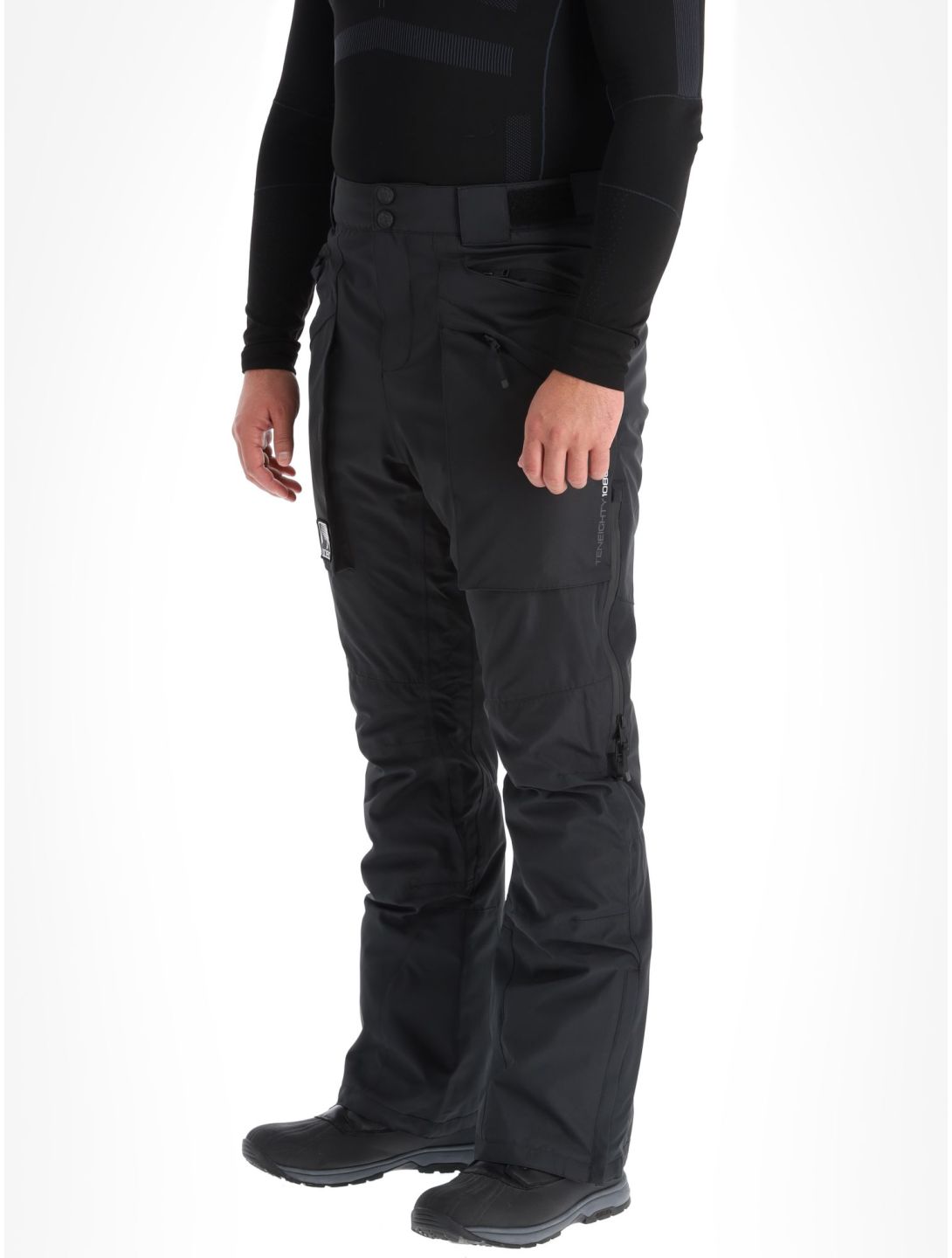 1080, Divert-T pantaloni da sci uomo Black nero 