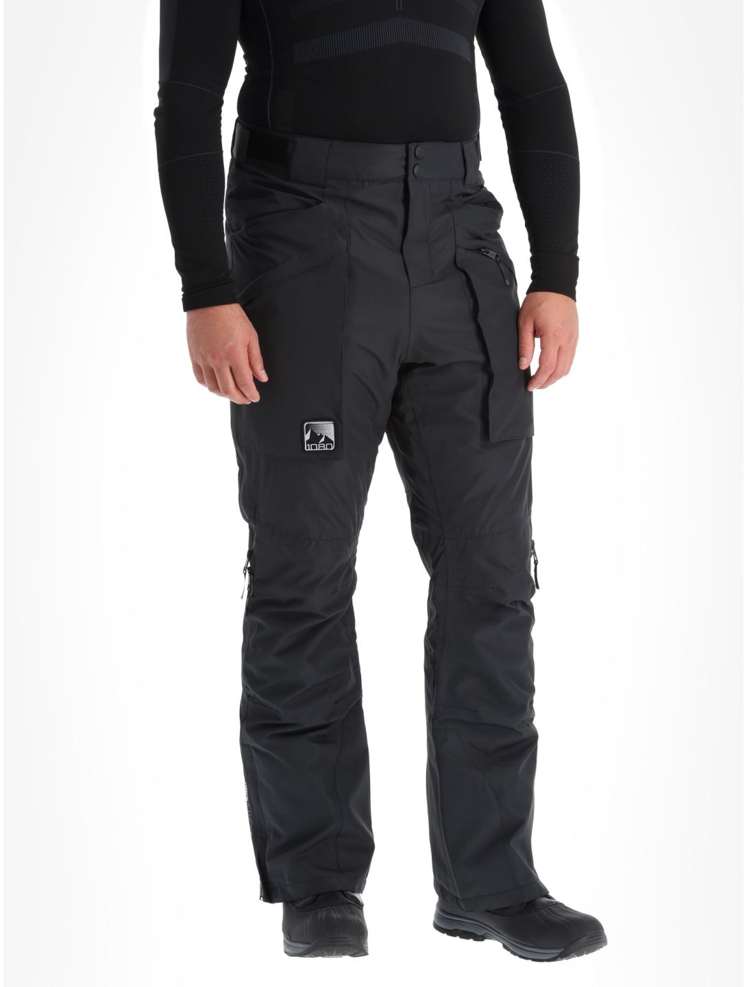 1080, Divert-T pantaloni da sci uomo Black nero 