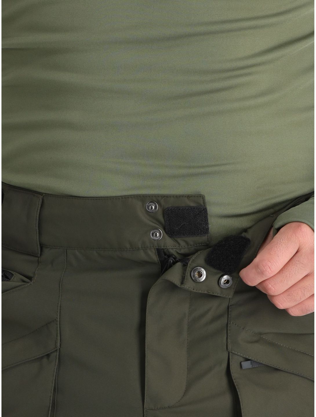 1080, Divert-T pantaloni da sci uomo Olive verde 