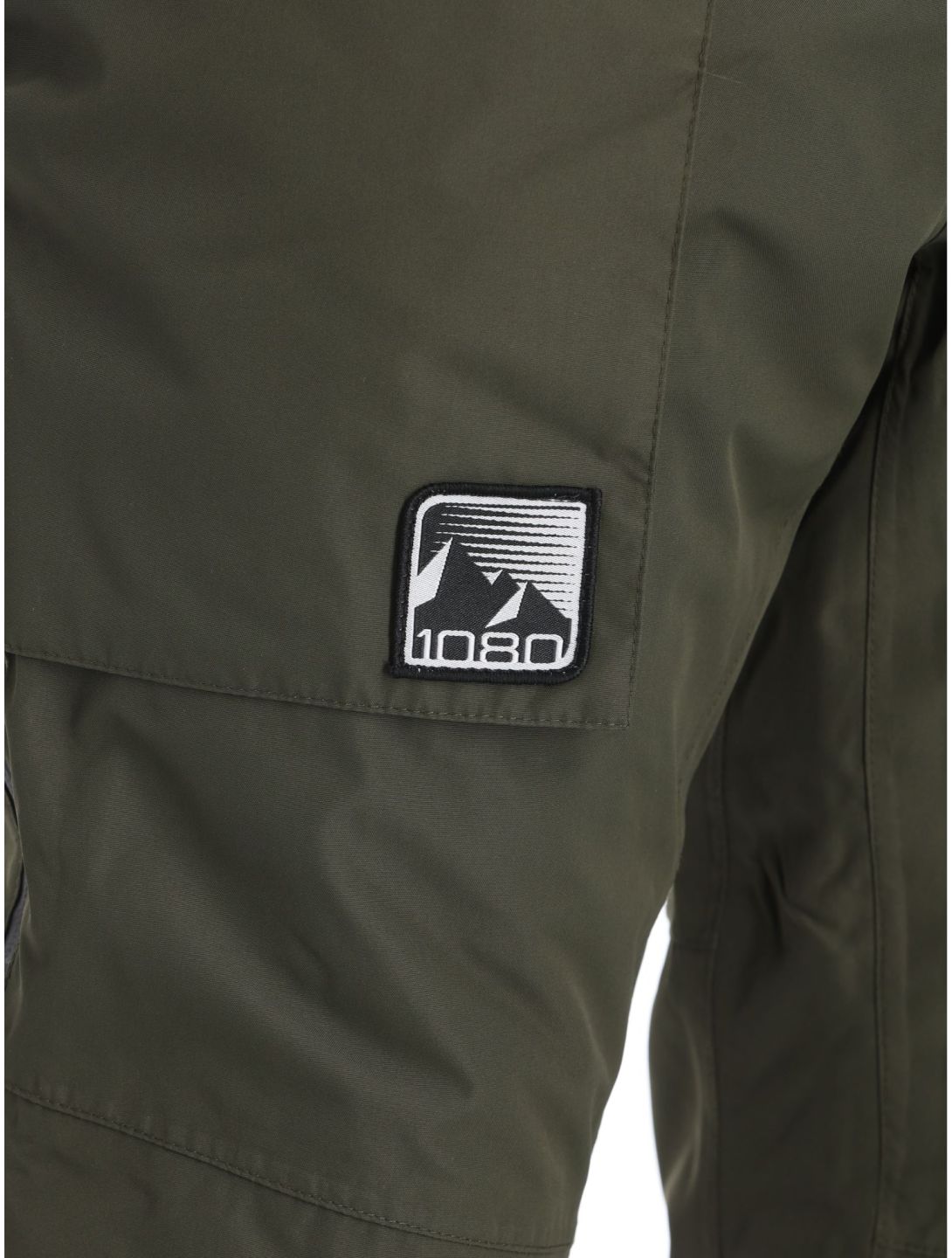 1080, Divert-T pantaloni da sci uomo Olive verde 