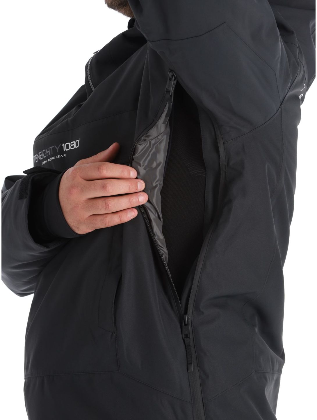 1080, Drake-T anorak uomo Black nero 