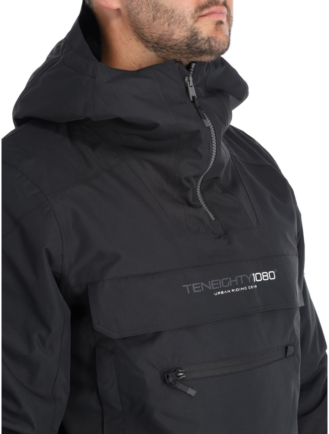 1080, Drake-T anorak uomo Black nero 