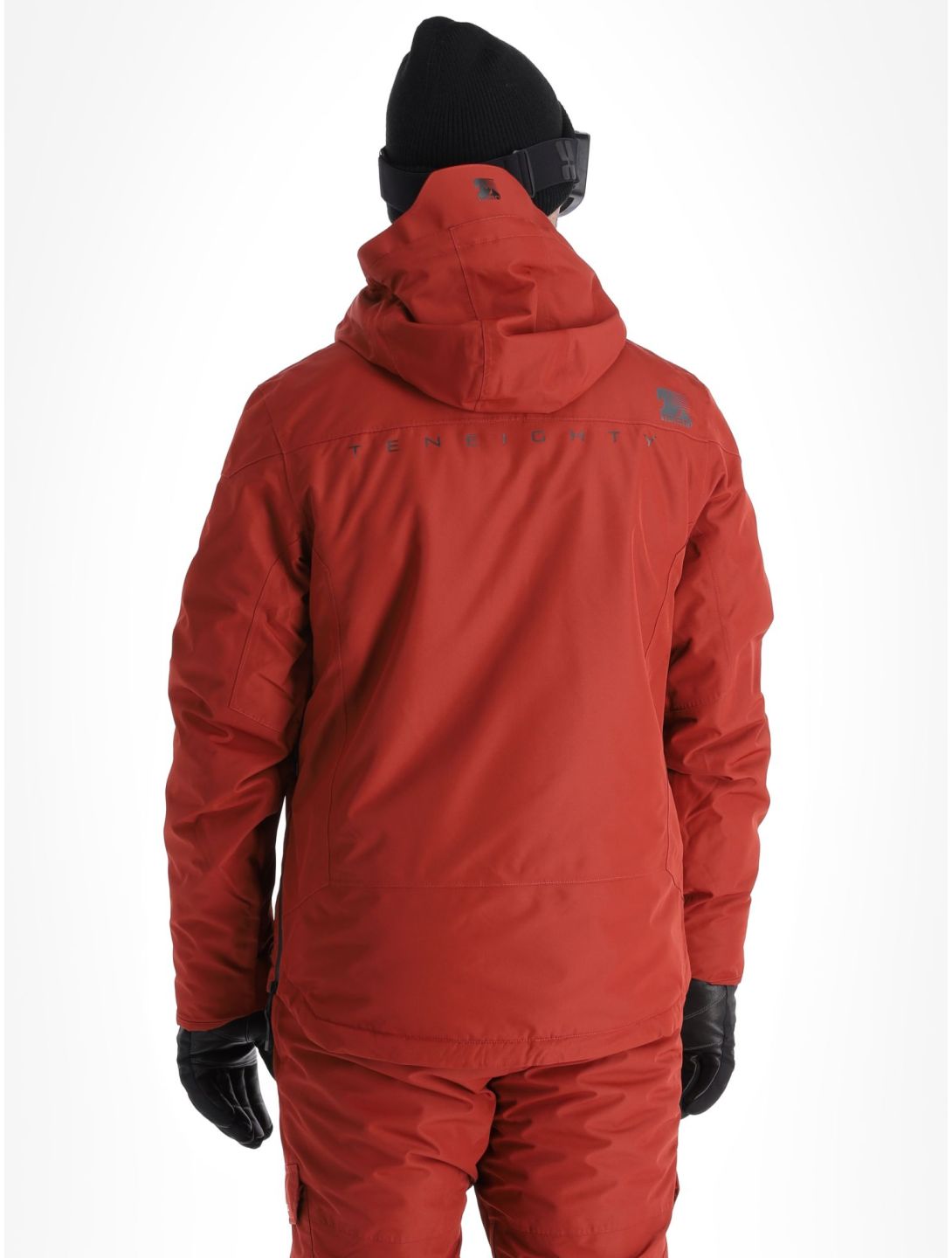 1080, Drake-T anorak uomo Burgundy rosso 