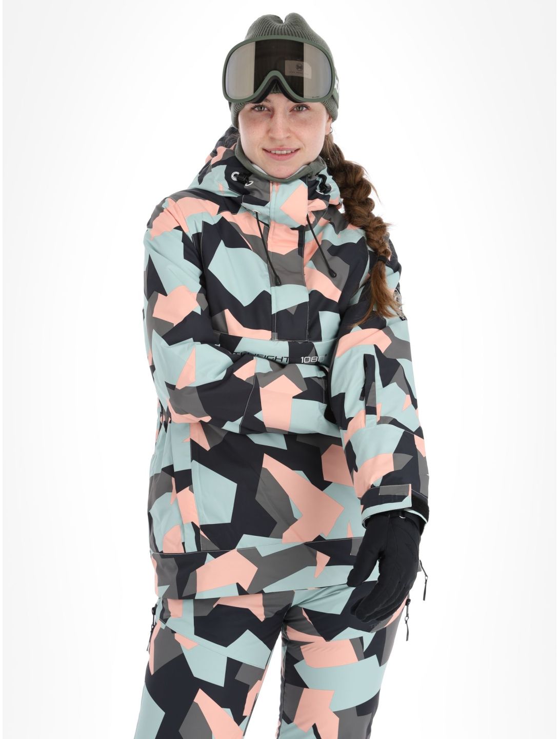 1080, Mary-T anorak donna Camo Rose rosa 