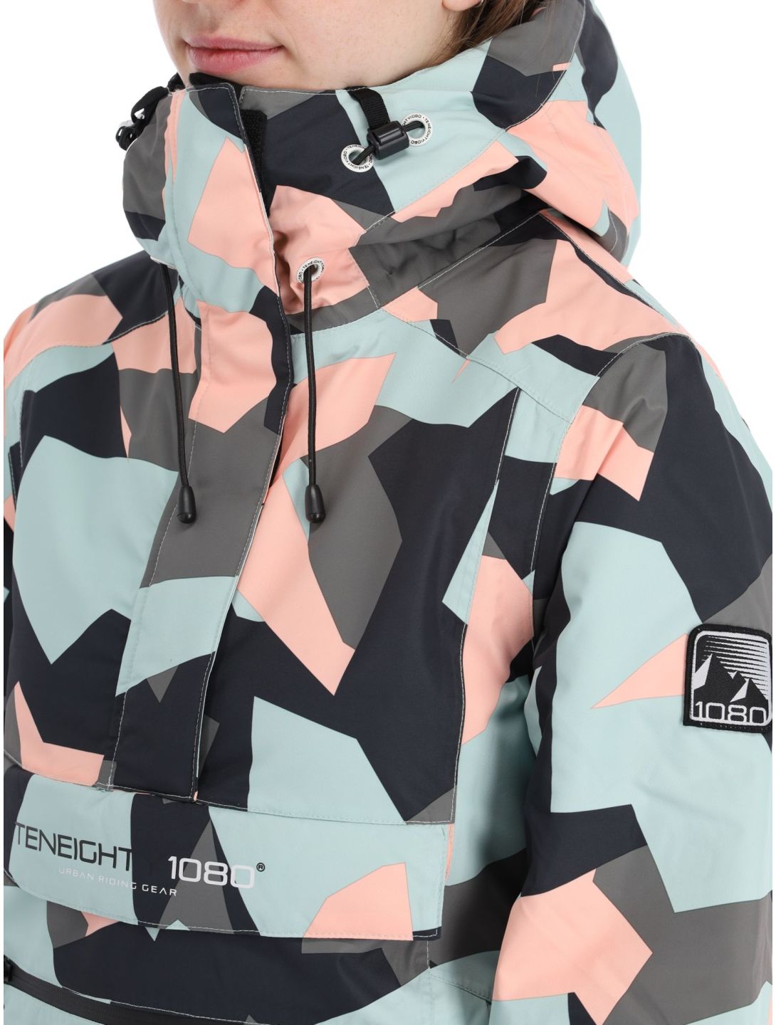 1080, Mary-T anorak donna Camo Rose rosa 