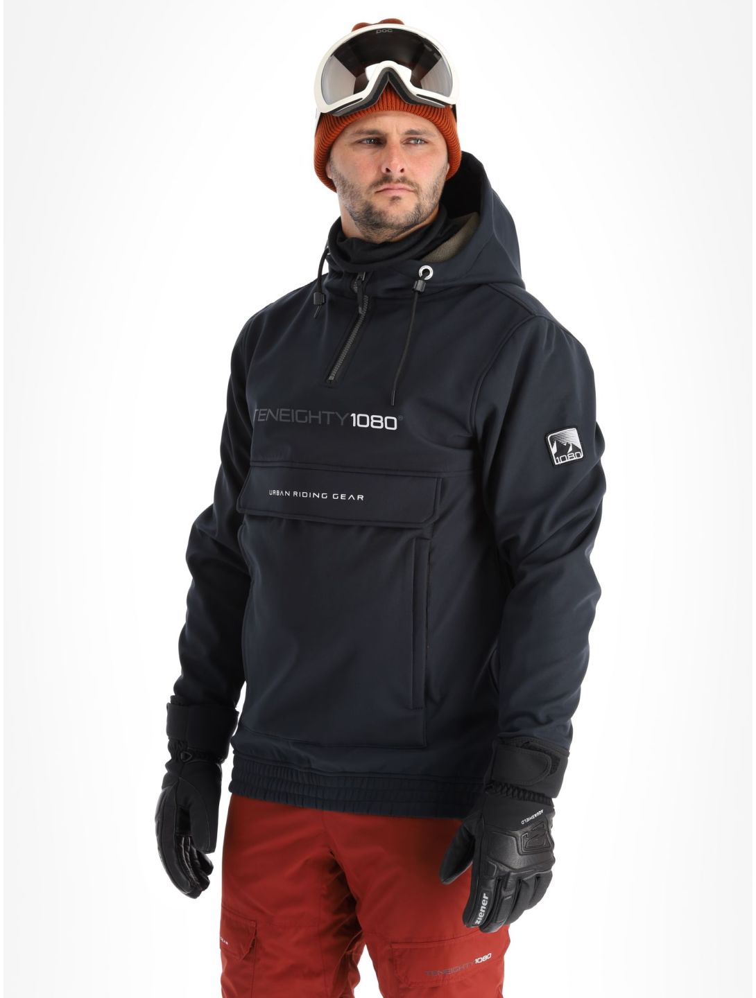 1080, Parker-T anorak uomo Black nero 