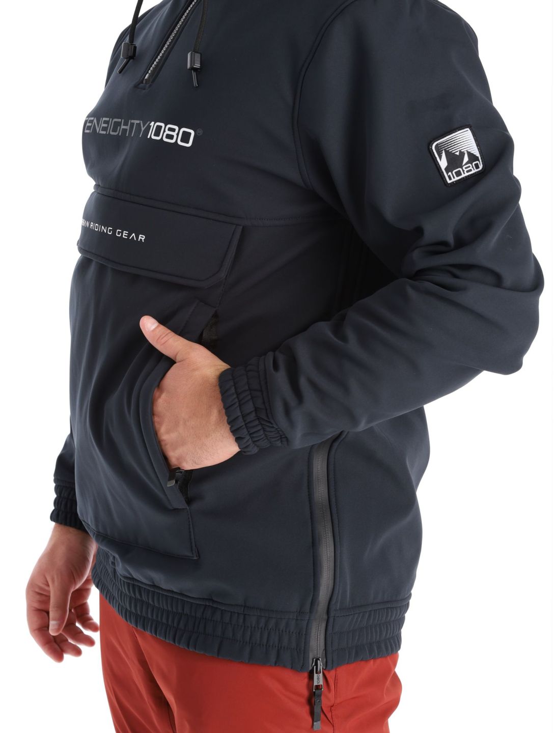 1080, Parker-T anorak uomo Black nero 