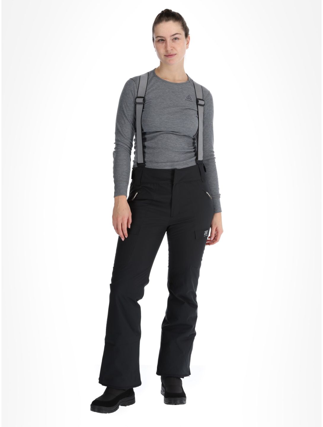 2117 of Sweden, Edum pantaloni da sci donna Black nero 