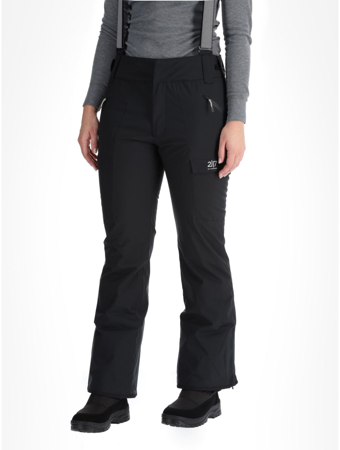 2117 of Sweden, Edum pantaloni da sci donna Black nero 