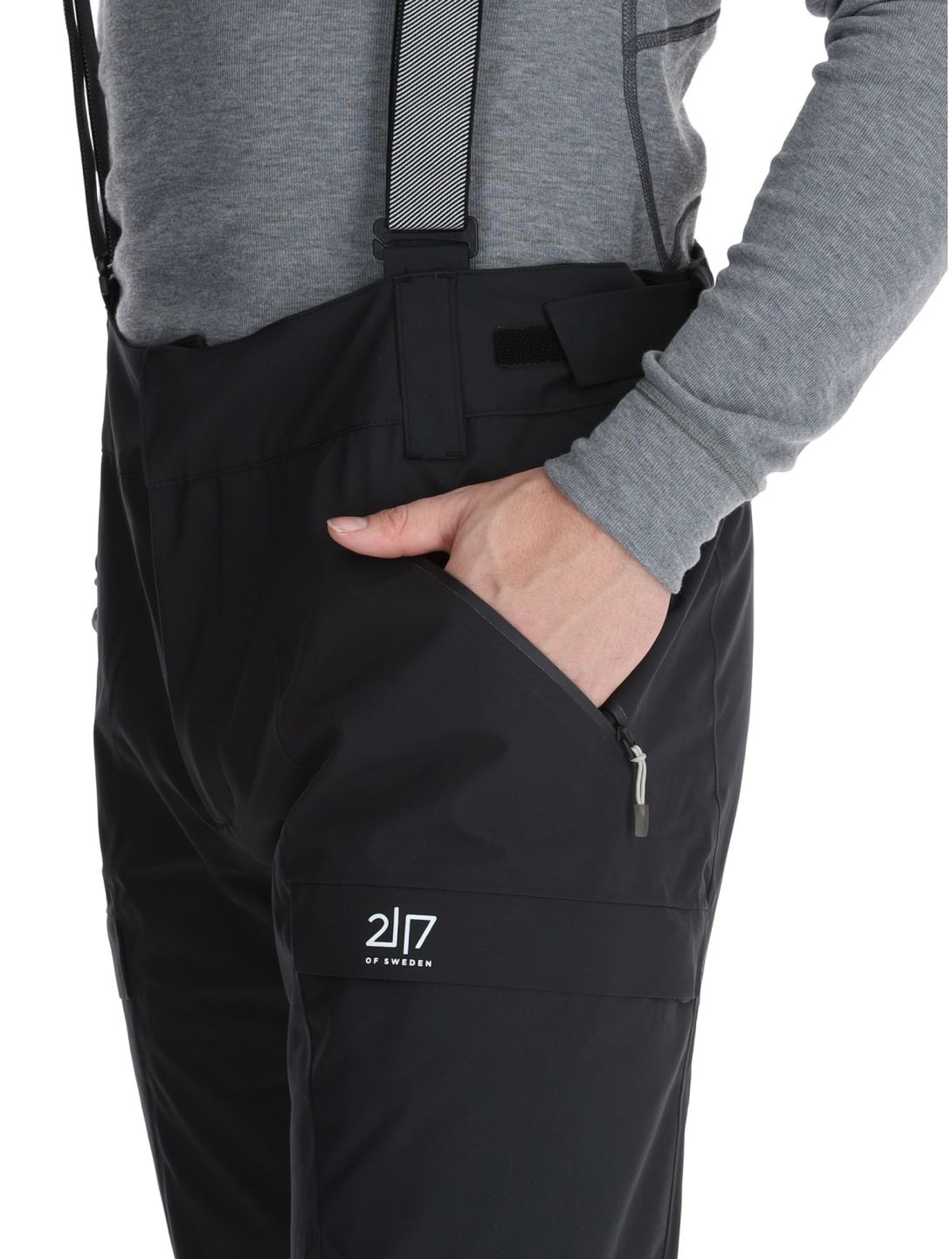 2117 of Sweden, Edum pantaloni da sci uomo Black nero 