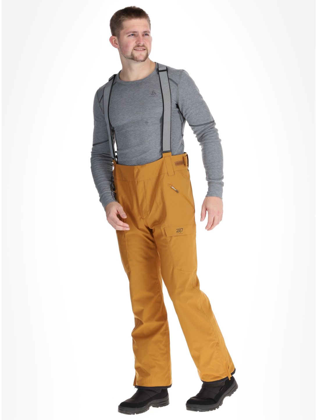 2117 of Sweden, Edum pantaloni da sci uomo Gold marrone 