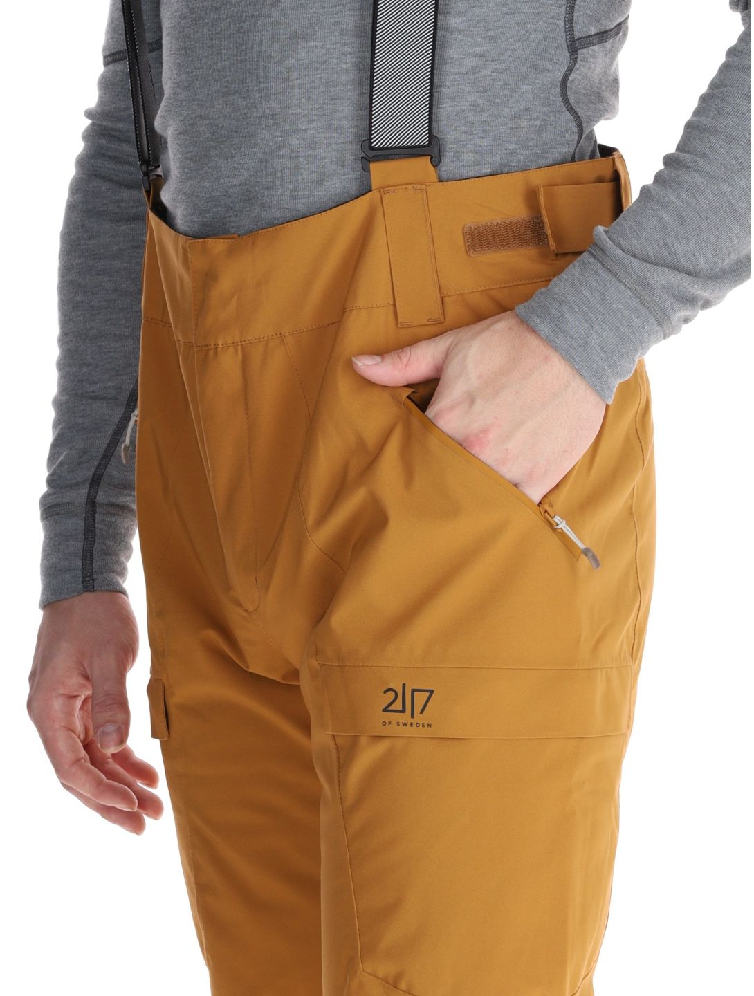 2117 of Sweden, Edum pantaloni da sci uomo Gold marrone 