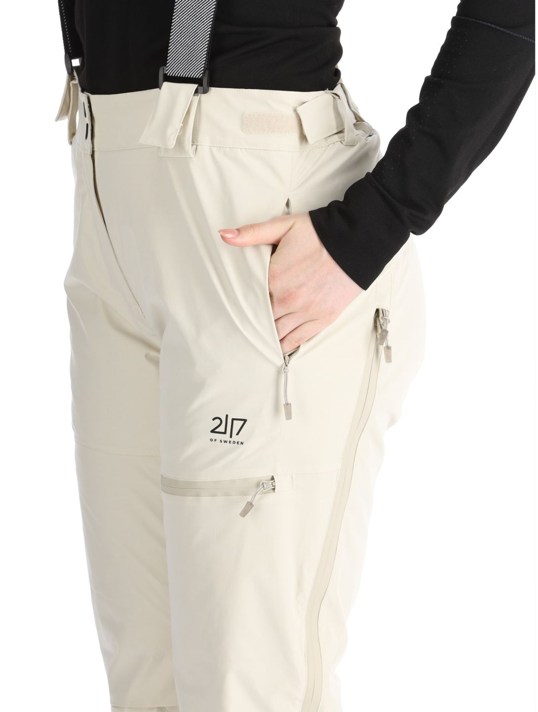 2117 of Sweden, Nausta pantaloni da sci donna Beige beige 