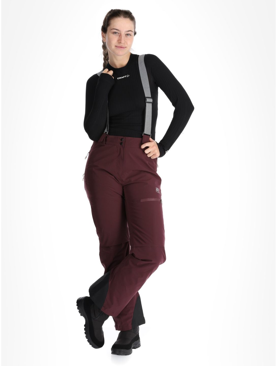 2117 of Sweden, Nausta pantaloni da sci donna Dk Plum viola 