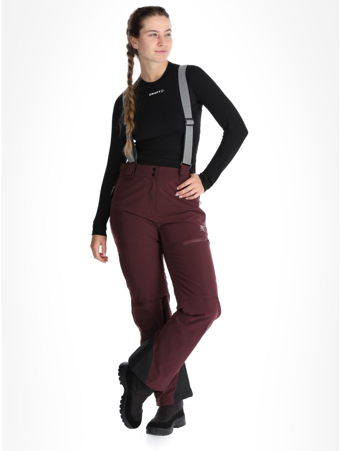 2117 of Sweden, Nausta pantaloni da sci donna Dk Plum viola 