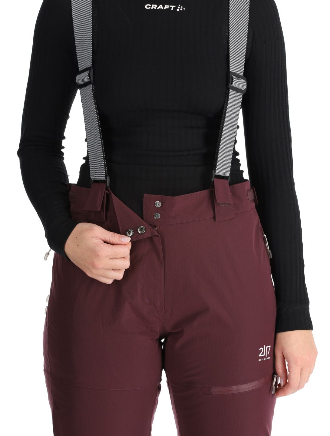 2117 of Sweden, Nausta pantaloni da sci donna Dk Plum viola 