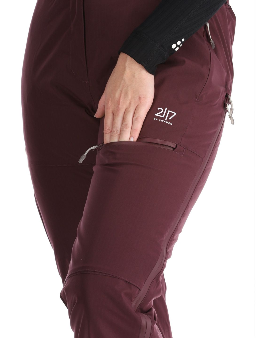 2117 of Sweden, Nausta pantaloni da sci donna Dk Plum viola 