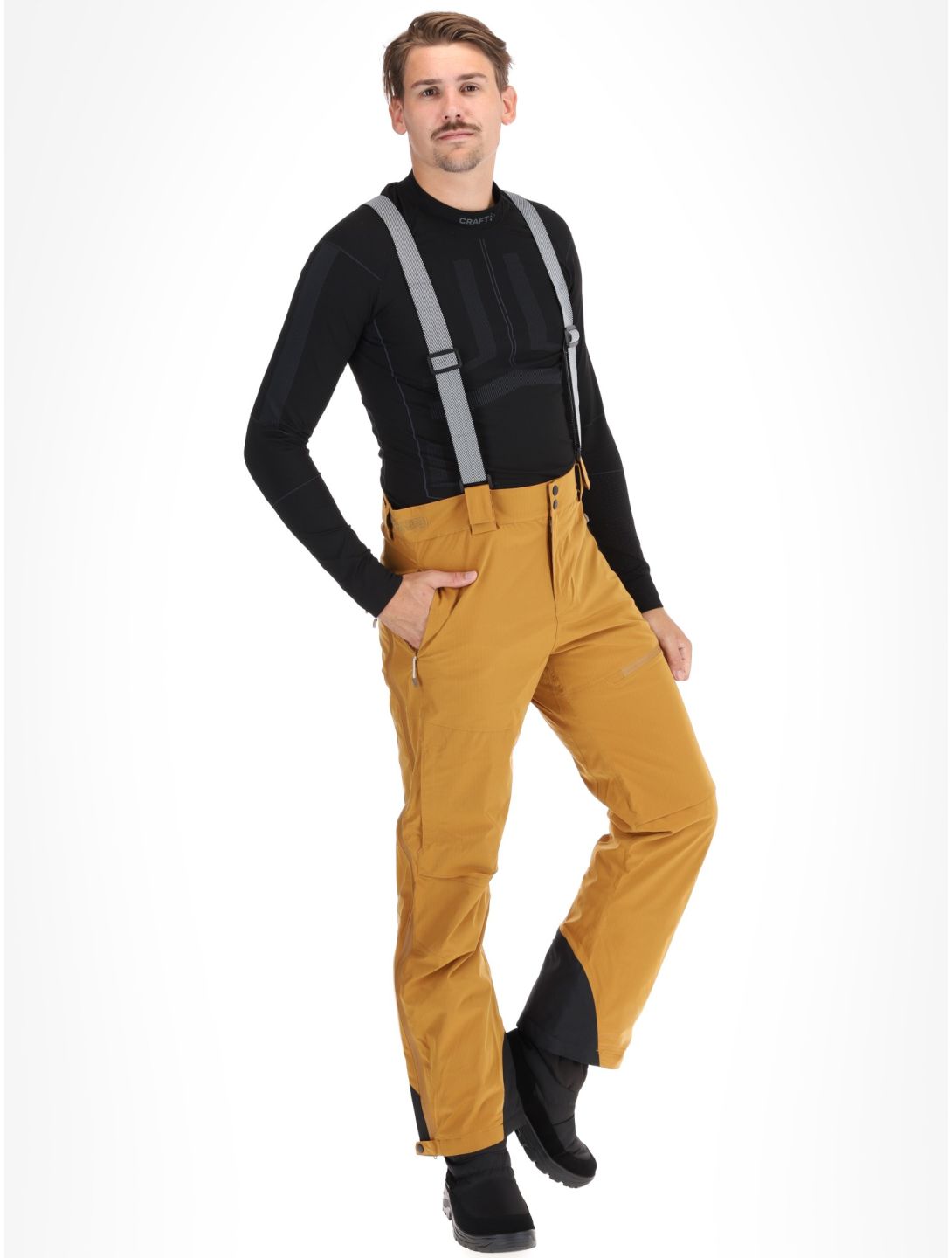 2117 of Sweden, Nausta pantaloni da sci uomo Gold marrone 