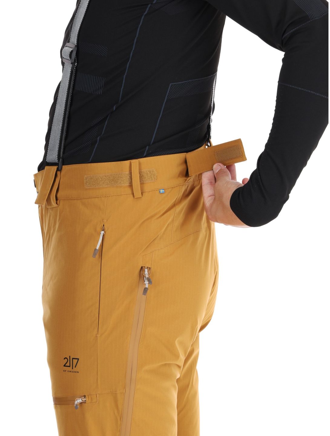 2117 of Sweden, Nausta pantaloni da sci uomo Gold marrone 