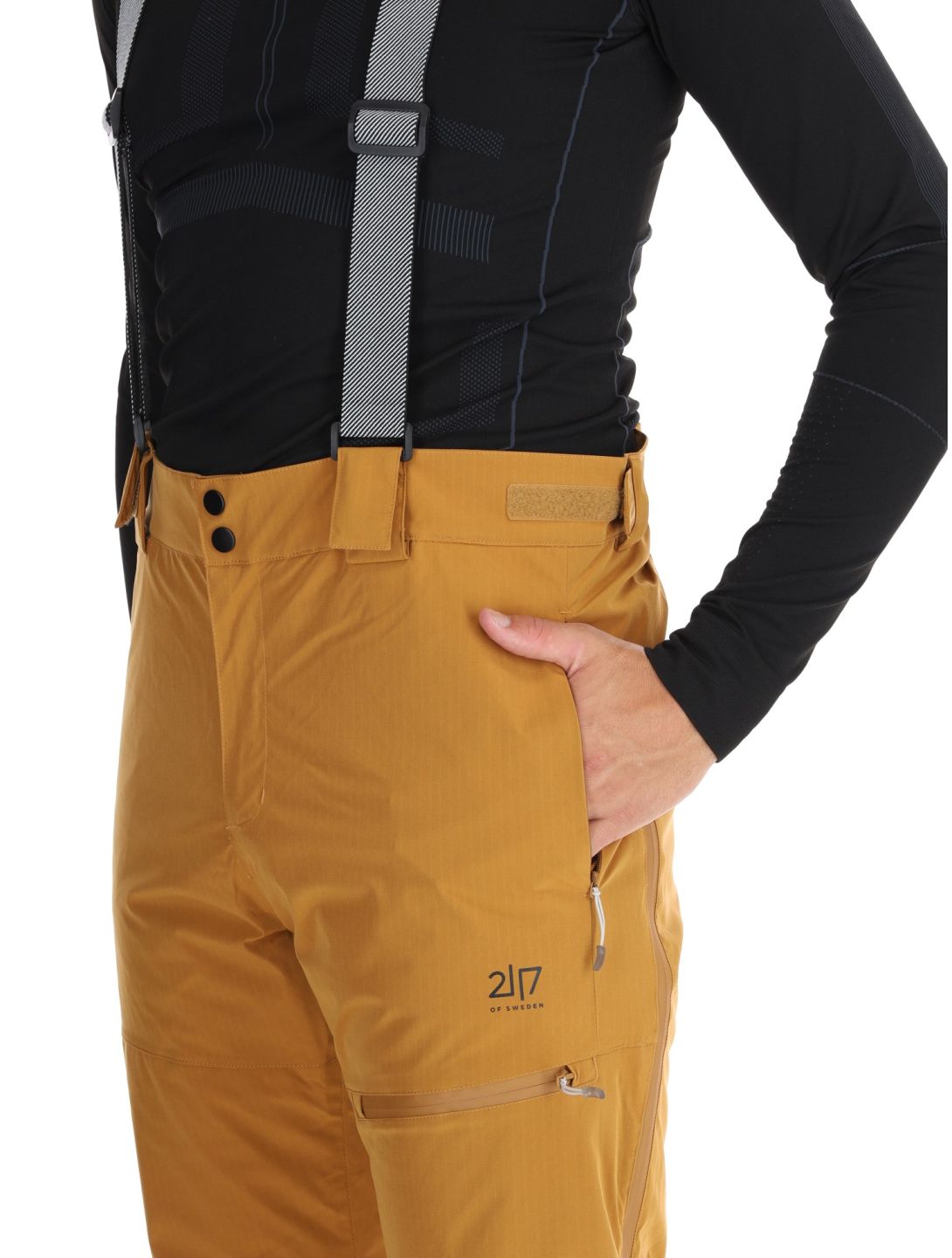 2117 of Sweden, Nausta pantaloni da sci uomo Gold marrone 