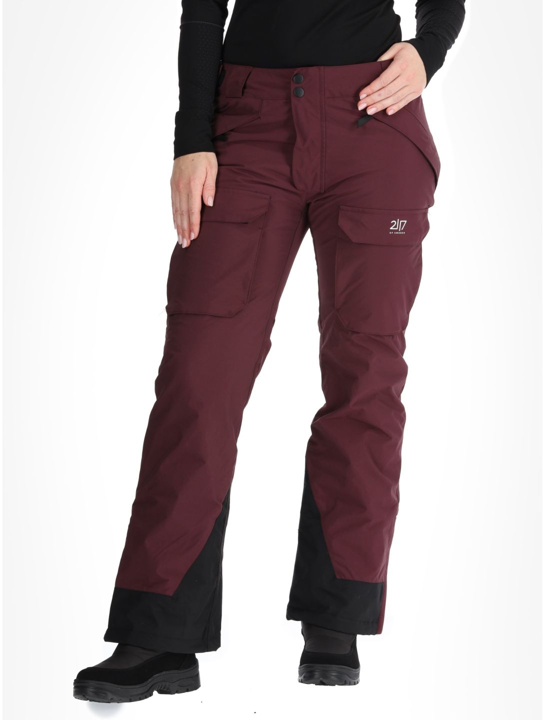 2117 of Sweden, Nelkerim pantaloni da sci donna Dk-Plum viola 