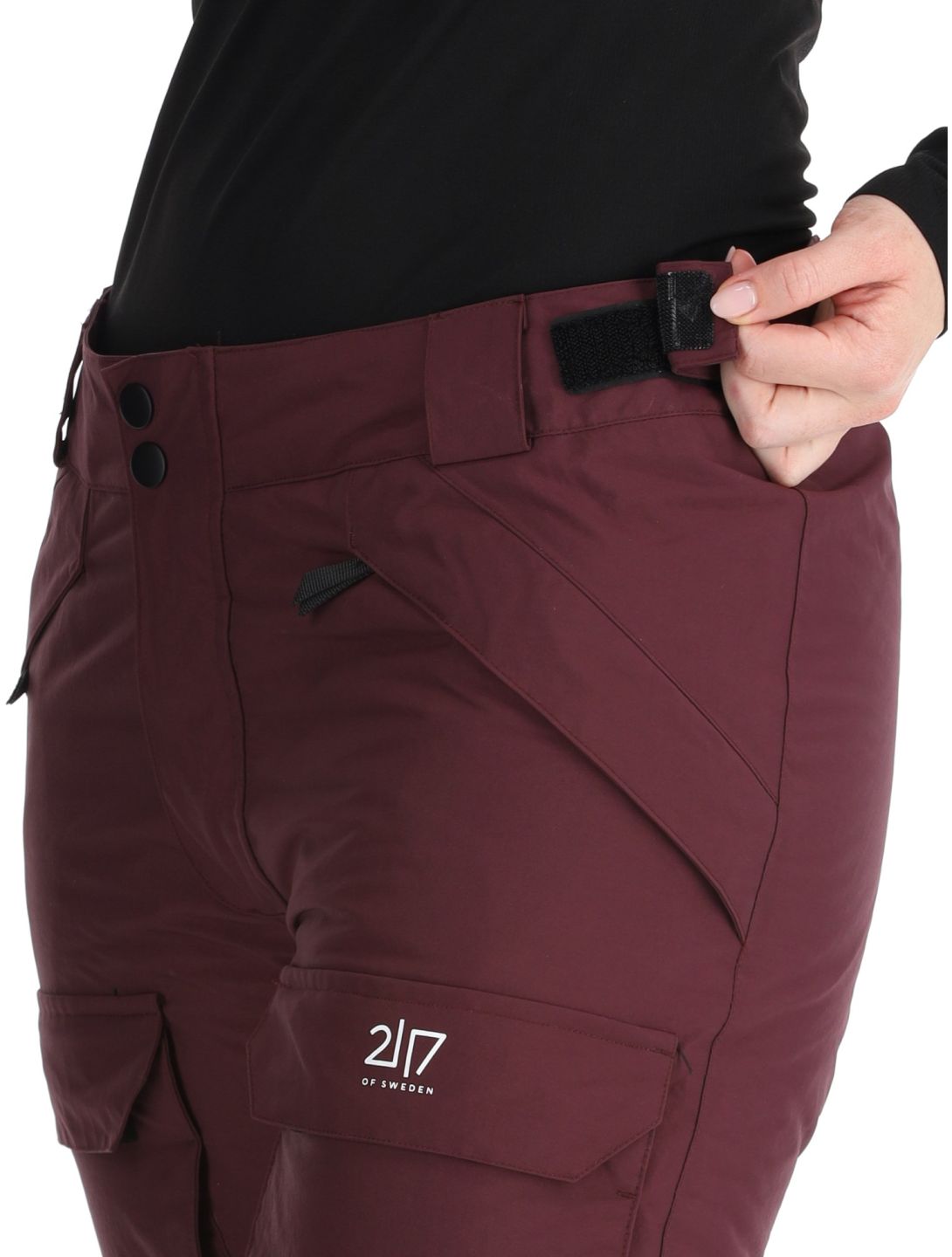 2117 of Sweden, Nelkerim pantaloni da sci donna Dk-Plum viola 