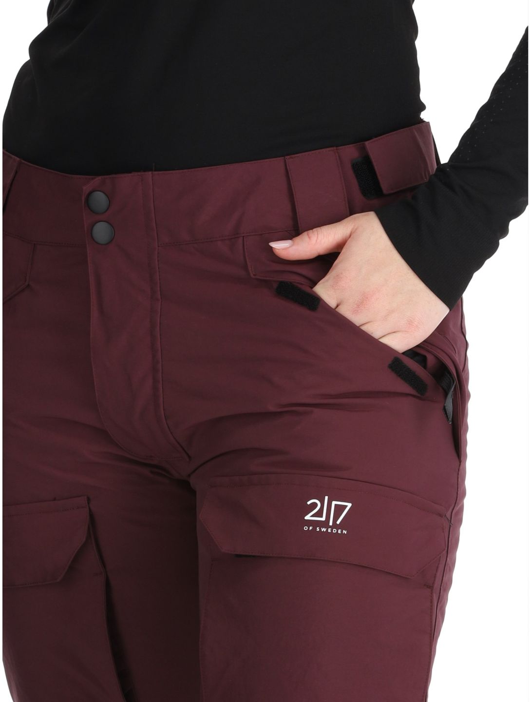 2117 of Sweden, Nelkerim pantaloni da sci donna Dk-Plum viola 