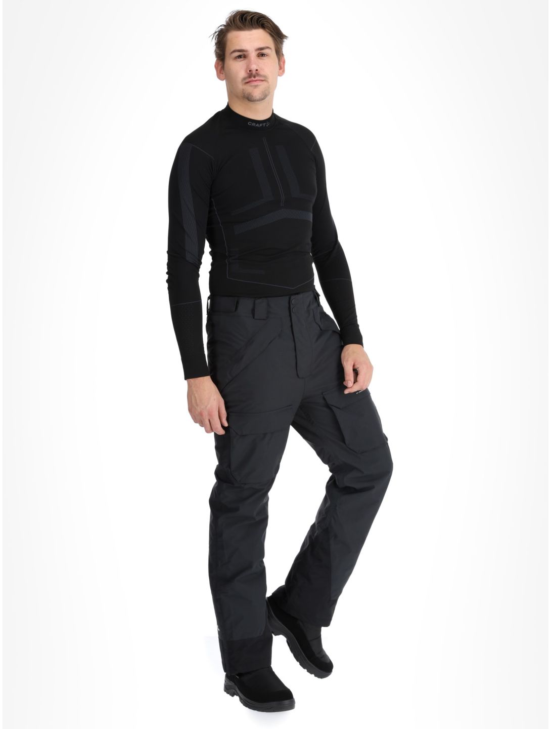 2117 of Sweden, Nelkerim pantaloni da sci uomo Black nero 